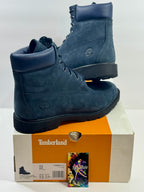 NEW SIZE 11.5 MENS - TIMBERLAND CLASSIC PREMIUM 6" WATERPROOF BOOT NAVY NUBUCK