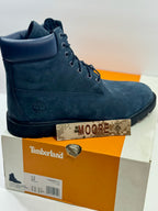 NEW SIZE 11.5 MENS - TIMBERLAND CLASSIC PREMIUM 6" WATERPROOF BOOT NAVY NUBUCK